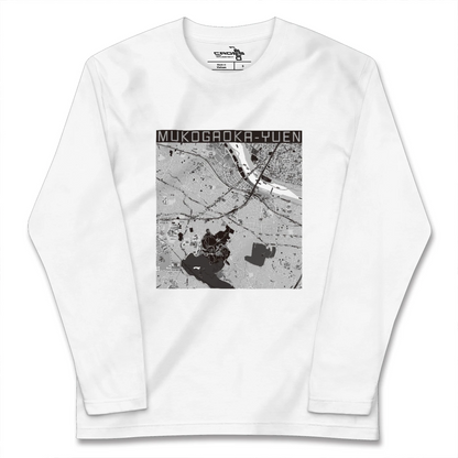 【向ヶ丘遊園（神奈川県）】地図柄ロングスリーブTシャツ