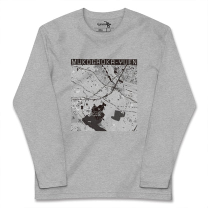 【向ヶ丘遊園（神奈川県）】地図柄ロングスリーブTシャツ