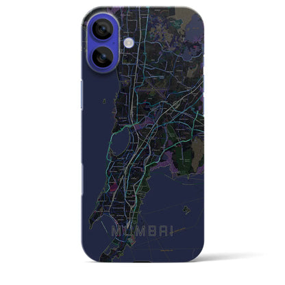 【ムンバイ（インド）】地図柄iPhoneケース（バックカバータイプ）