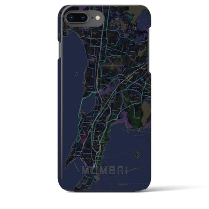 【ムンバイ（インド）】地図柄iPhoneケース（バックカバータイプ）