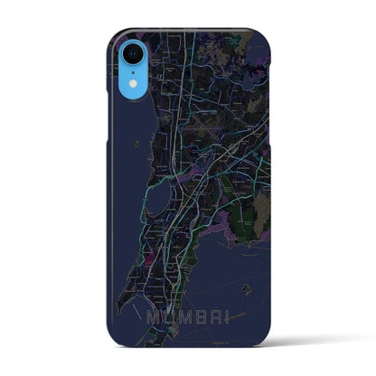 【ムンバイ（インド）】地図柄iPhoneケース（バックカバータイプ）