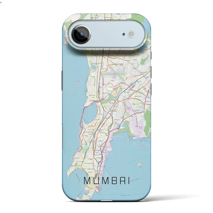 【ムンバイ（インド）】地図柄iPhoneケース（バックカバータイプ）
