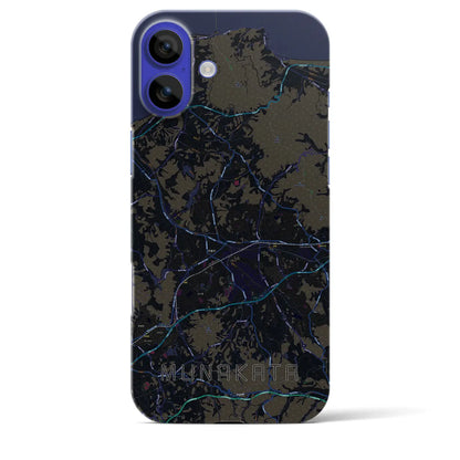 【宗像（福岡県）】地図柄iPhoneケース（バックカバータイプ）