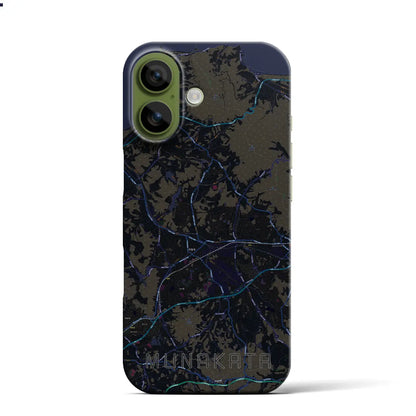 【宗像（福岡県）】地図柄iPhoneケース（バックカバータイプ）