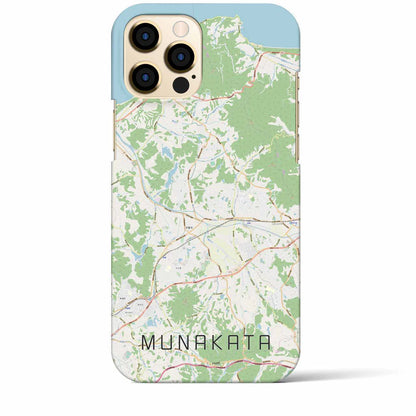 【宗像（福岡県）】地図柄iPhoneケース（バックカバータイプ）