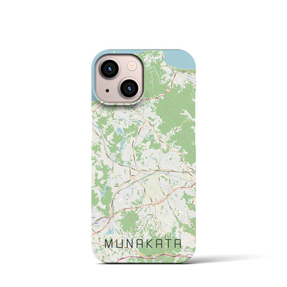 【宗像（福岡県）】地図柄iPhoneケース（バックカバータイプ）