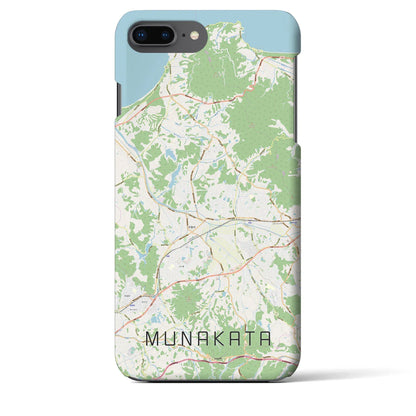 【宗像（福岡県）】地図柄iPhoneケース（バックカバータイプ）