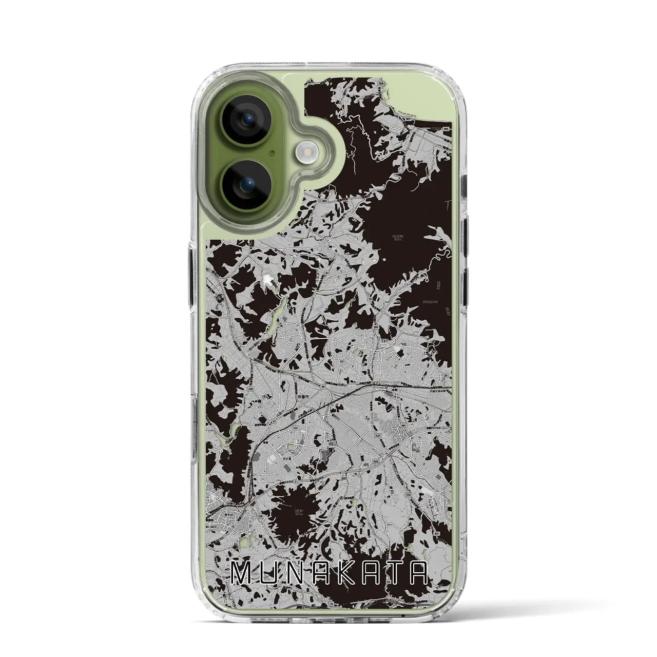 【宗像（福岡県）】地図柄iPhoneケース（MagSafeタイプ）