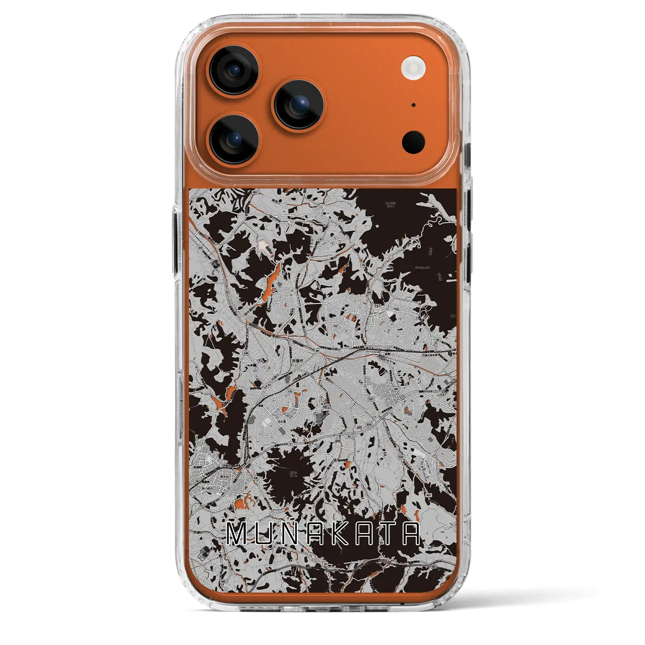 【宗像（福岡県）】地図柄iPhoneケース（MagSafeタイプ）