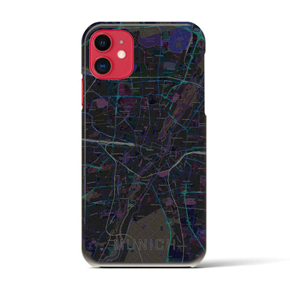 【ミュンヘン（ドイツ）】地図柄iPhoneケース（バックカバータイプ）