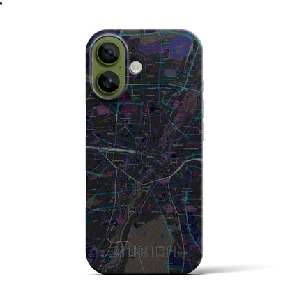 【ミュンヘン（ドイツ）】地図柄iPhoneケース（バックカバータイプ）
