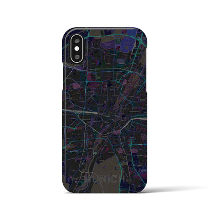 【ミュンヘン（ドイツ）】地図柄iPhoneケース（バックカバータイプ）