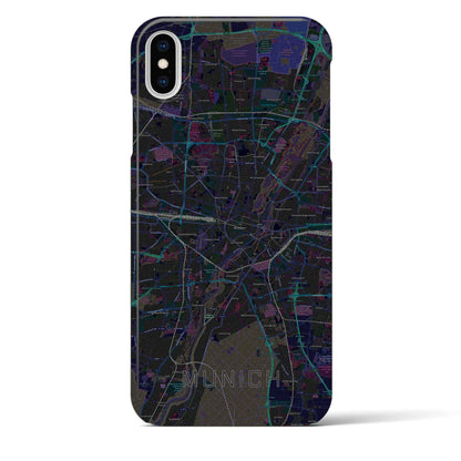 【ミュンヘン（ドイツ）】地図柄iPhoneケース（バックカバータイプ）