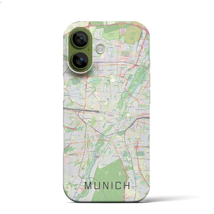 【ミュンヘン（ドイツ）】地図柄iPhoneケース（バックカバータイプ）