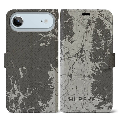 【村山（山形県）】地図柄iPhoneケース（手帳タイプ）