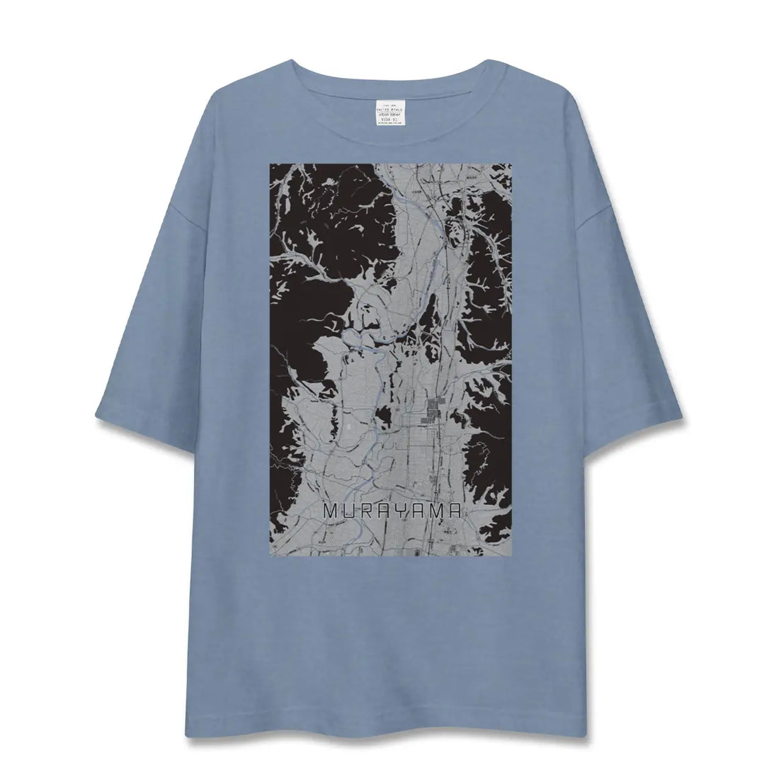 【村山（山形県）】地図柄ビッグシルエットTシャツ