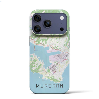 【室蘭（北海道）】地図柄iPhoneケース（バックカバータイプ）