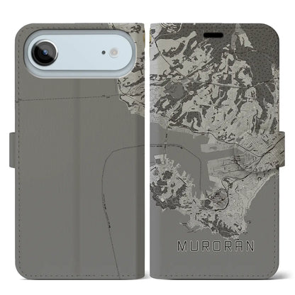 【室蘭（北海道）】地図柄iPhoneケース（手帳タイプ）