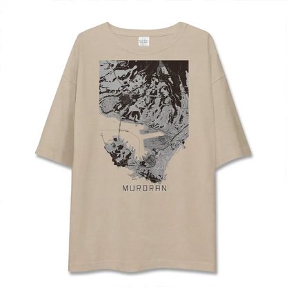 【室蘭（北海道）】地図柄ビッグシルエットTシャツ
