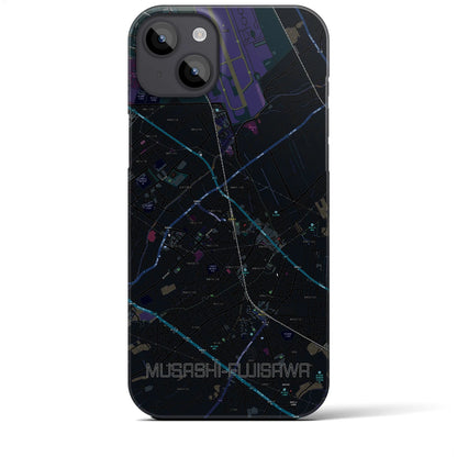 【武蔵藤沢（埼玉県）】地図柄iPhoneケース（バックカバータイプ）