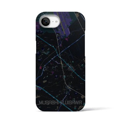 【武蔵藤沢（埼玉県）】地図柄iPhoneケース（バックカバータイプ）