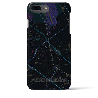 【武蔵藤沢（埼玉県）】地図柄iPhoneケース（バックカバータイプ）