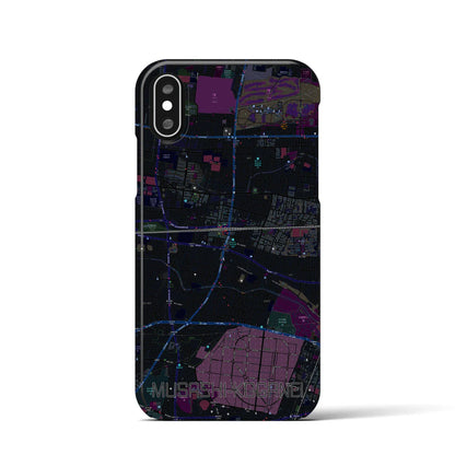 【武蔵小金井（東京都）】地図柄iPhoneケース（バックカバータイプ）