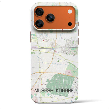 【武蔵小金井（東京都）】地図柄iPhoneケース（バックカバータイプ）