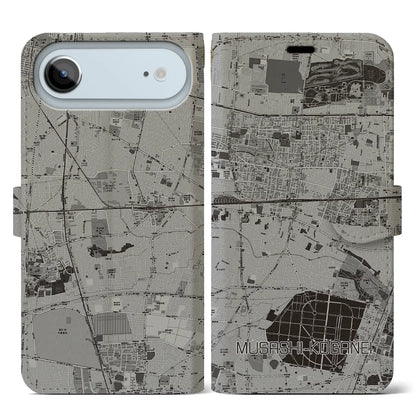 【武蔵小金井（東京都）】地図柄iPhoneケース（手帳タイプ）