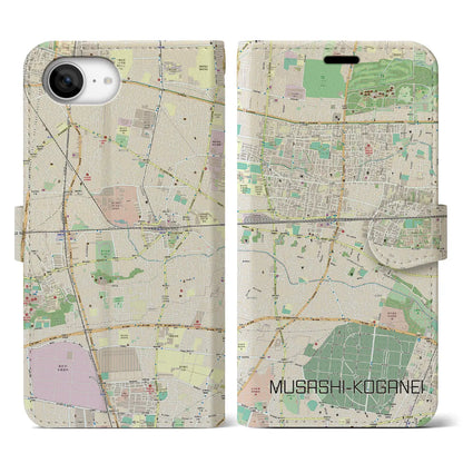 【武蔵小金井（東京都）】地図柄iPhoneケース（手帳タイプ）