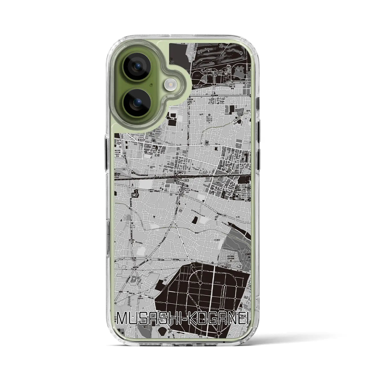 【武蔵小金井（東京都）】地図柄iPhoneケース（MagSafeタイプ）