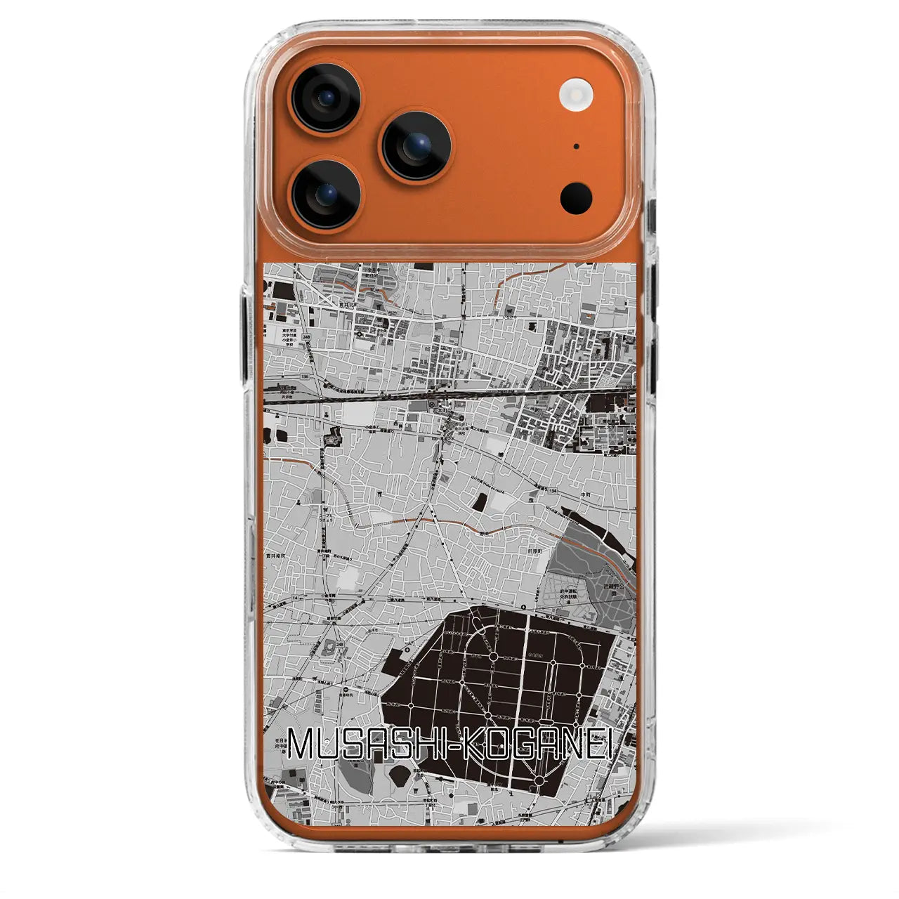 【武蔵小金井（東京都）】地図柄iPhoneケース（MagSafeタイプ）