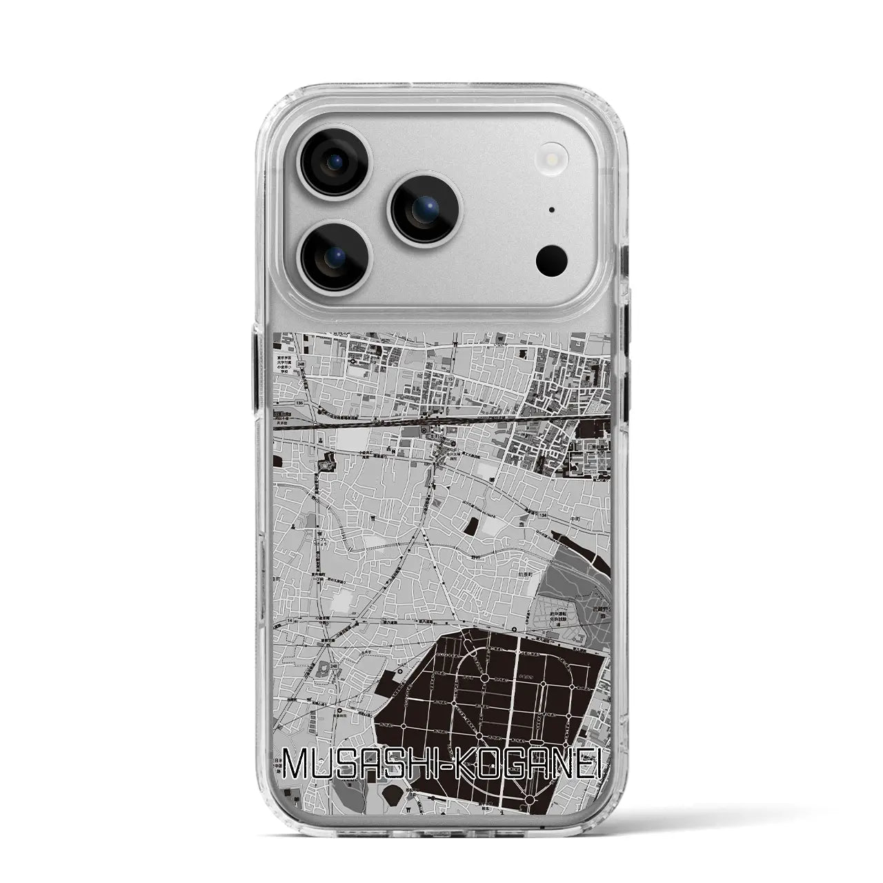 【武蔵小金井（東京都）】地図柄iPhoneケース（MagSafeタイプ）