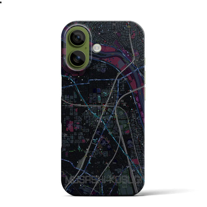 【武蔵小杉（神奈川県）】地図柄iPhoneケース（バックカバータイプ）