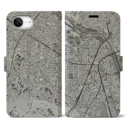 【武蔵小杉（神奈川県）】地図柄iPhoneケース（手帳タイプ）