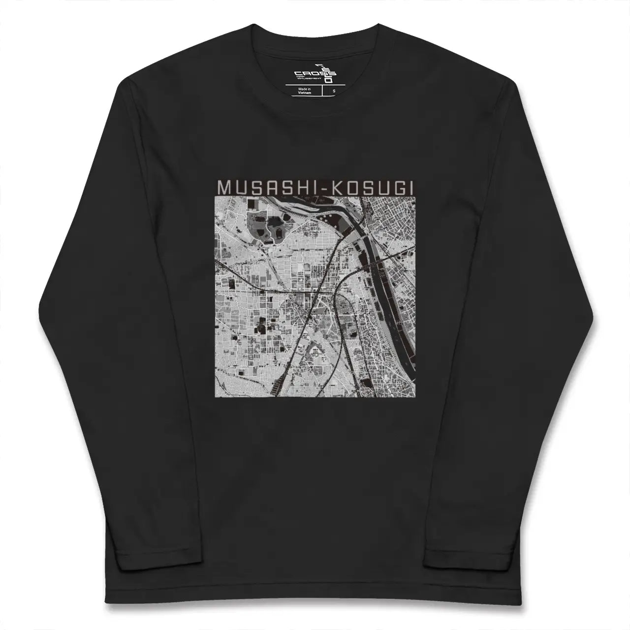 【武蔵小杉（神奈川県）】地図柄ロングスリーブTシャツ