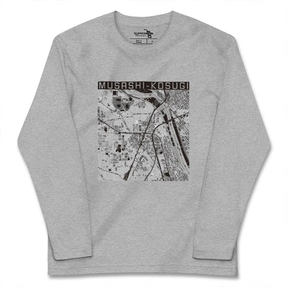 【武蔵小杉（神奈川県）】地図柄ロングスリーブTシャツ