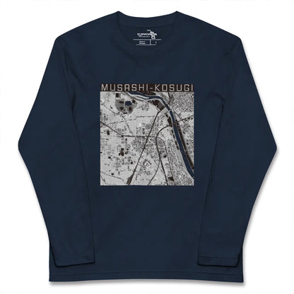 【武蔵小杉（神奈川県）】地図柄ロングスリーブTシャツ