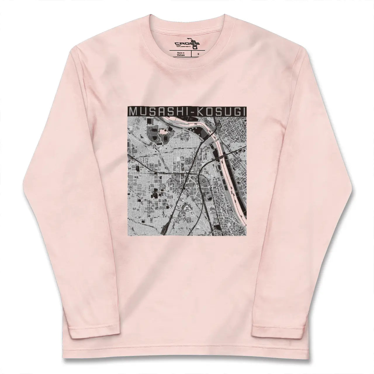 【武蔵小杉（神奈川県）】地図柄ロングスリーブTシャツ