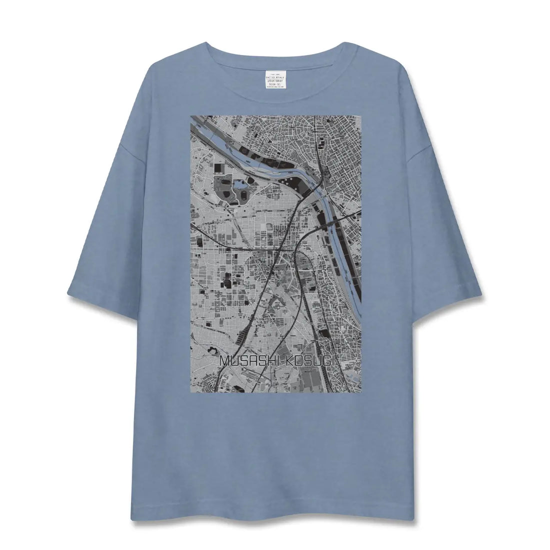 【武蔵小杉(神奈川県)】地図柄ビッグシルエットTシャツ