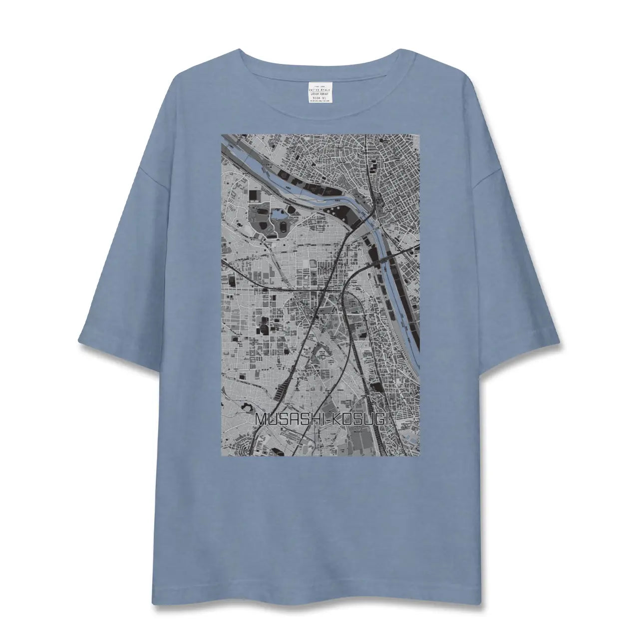 【武蔵小杉（神奈川県）】地図柄ビッグシルエットTシャツ