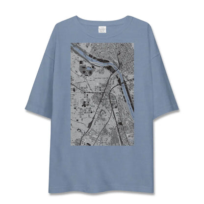 【武蔵小杉（神奈川県）】地図柄ビッグシルエットTシャツ