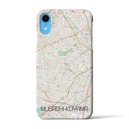 【武蔵小山（東京都）】地図柄iPhoneケース（バックカバータイプ）