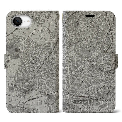 【武蔵小山（東京都）】地図柄iPhoneケース（手帳タイプ）