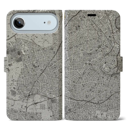 【武蔵小山（東京都）】地図柄iPhoneケース（手帳タイプ）