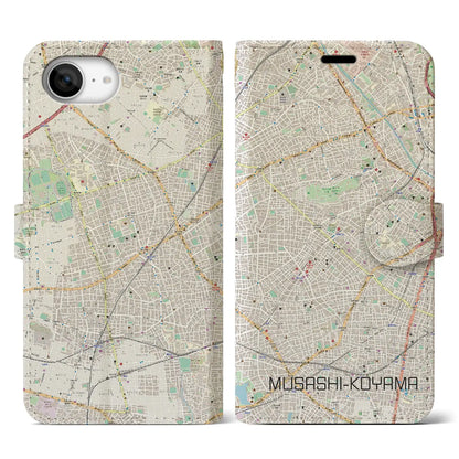 【武蔵小山（東京都）】地図柄iPhoneケース（手帳タイプ）