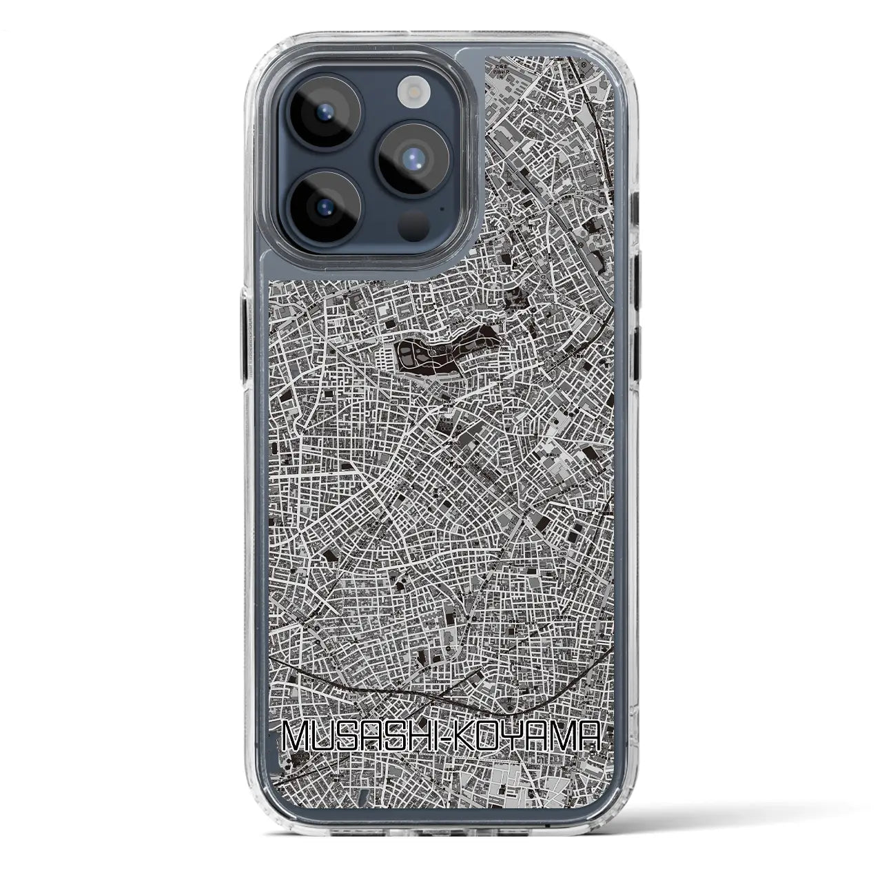 【武蔵小山（東京都）】地図柄iPhoneケース（MagSafeタイプ）