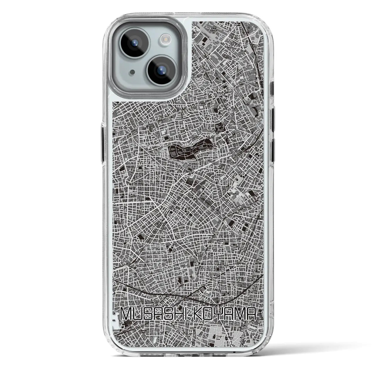 【武蔵小山（東京都）】地図柄iPhoneケース（MagSafeタイプ）