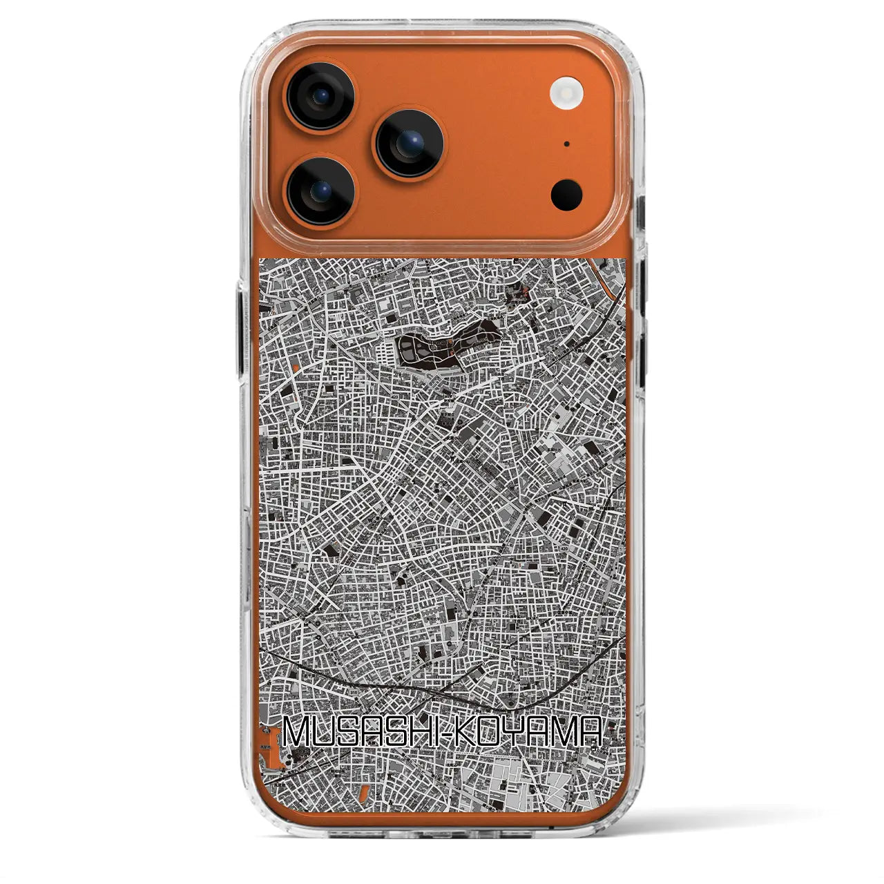 【武蔵小山（東京都）】地図柄iPhoneケース（MagSafeタイプ）