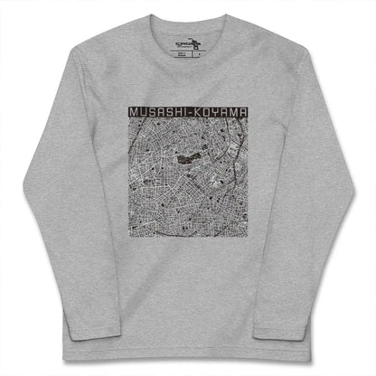【武蔵小山（東京都）】地図柄ロングスリーブTシャツ
